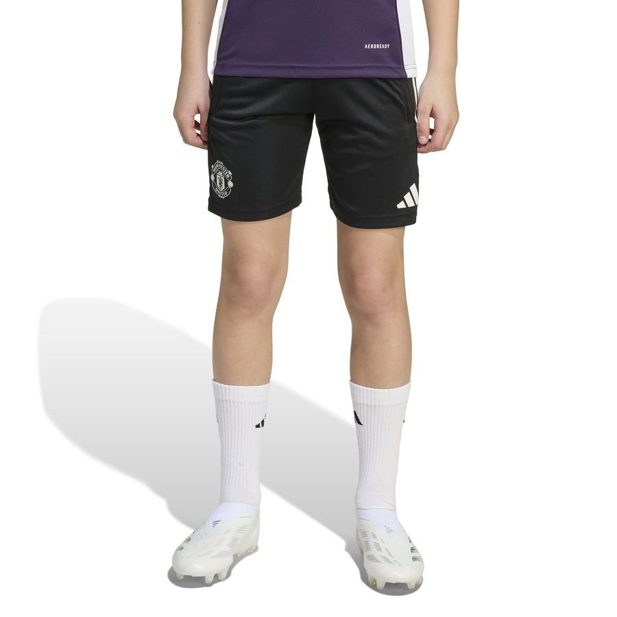 Manchester United Training Shorts Tiro 25 Jet Black/aurora Plum Kids