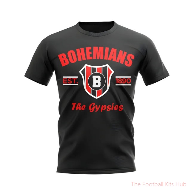 Bohemians Established Football T-Shirt (Black)