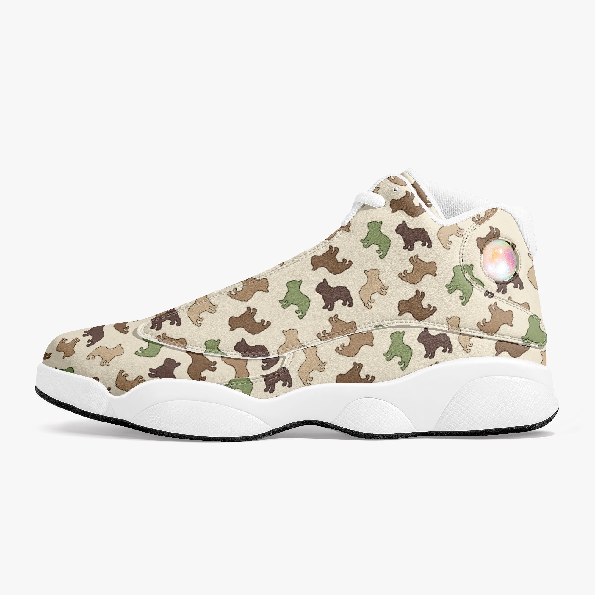 Frenchie Lover Basketball Sneakers Frenchie Themed Wear | Durable Build