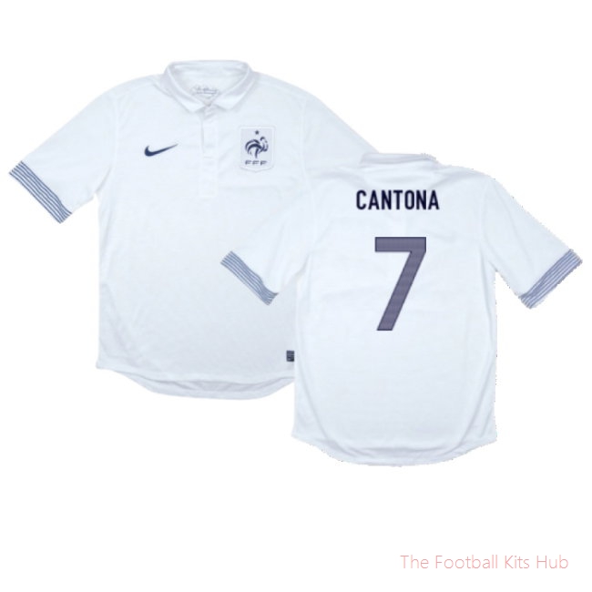 France 2012-13 Away Shirt (Excellent) (CANTONA 7)