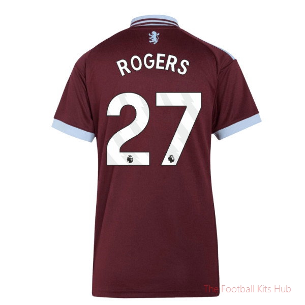 Aston Villa 2026-2027 Home Shirt Rogers #27 Soccer Jersey
