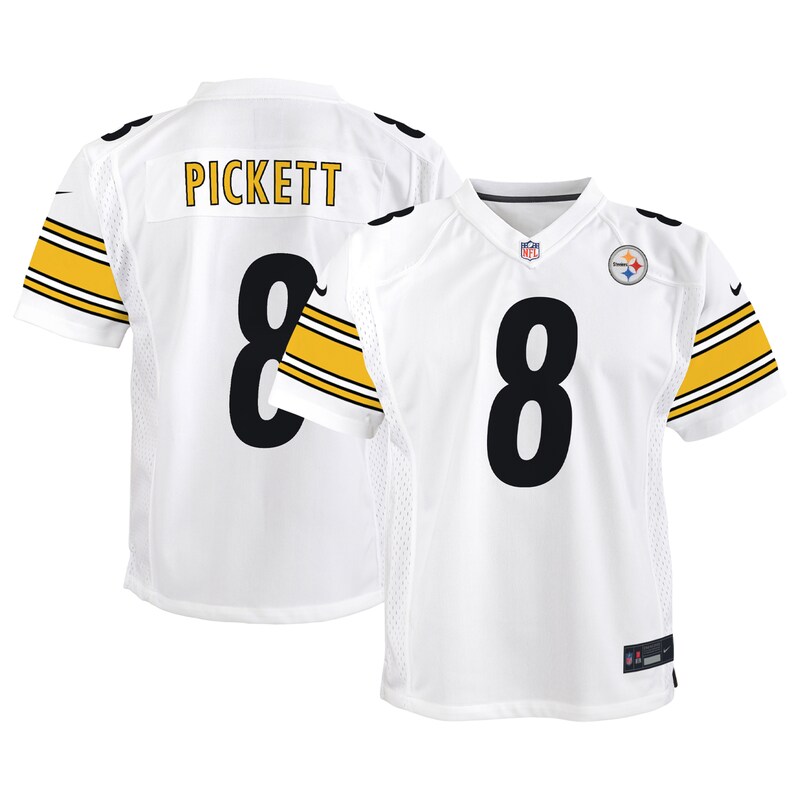 None Kenny Pickett PIT Steelers Bold Premium Material Jersey