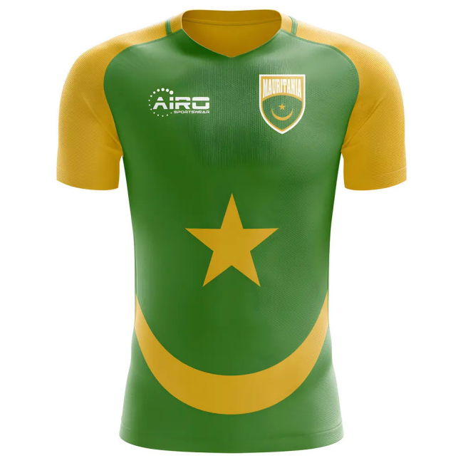 Aero-Dynamic 2025-2026 Mauritania Home Concept Football Shirt