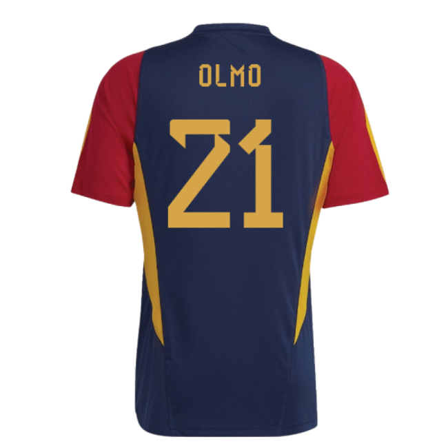 Olmo 21 Limited Edition Spain Training Rare Jersey 2022-2023