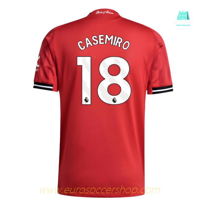 2025-2026 Man Utd Authentic Home Shirt (Casemiro 18)