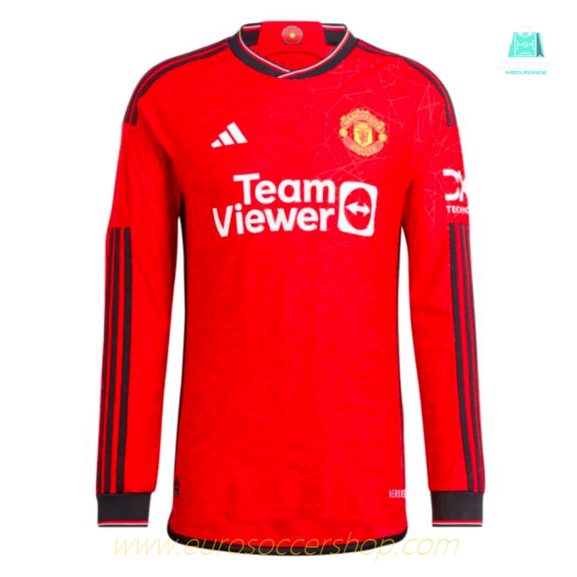 2023-2024 Man Utd Long Sleeve Home Shirt (Ronaldo 7)