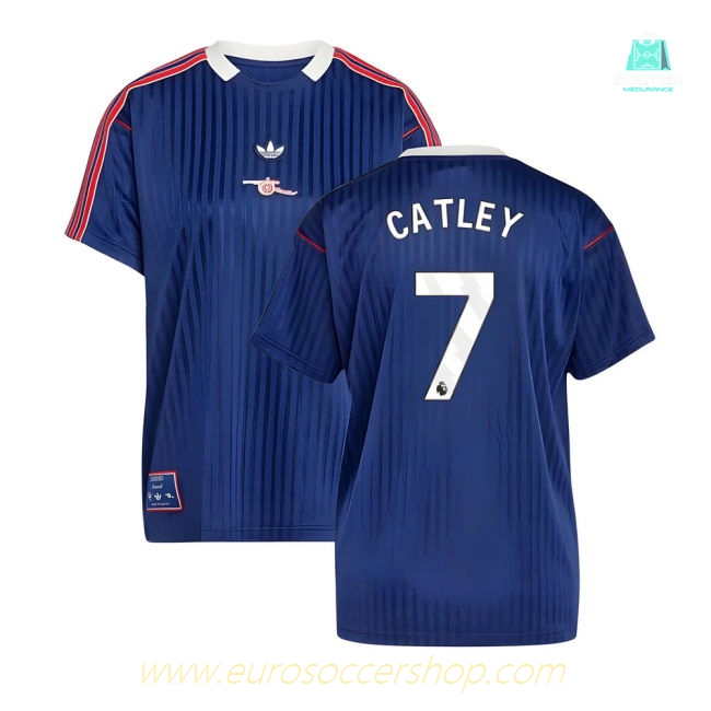 Arsenal Terrace Icons Shirt (Navy) (Catley 7)