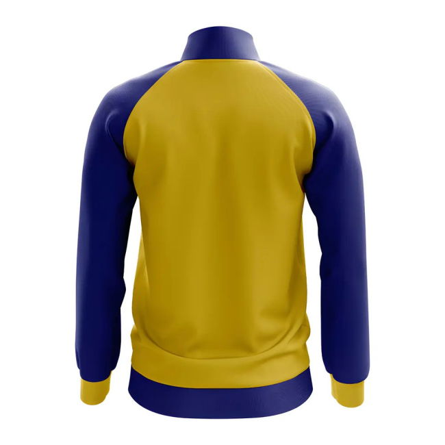 Premium Ecuador Concept Football Track Jacket (Yellow) - Kids