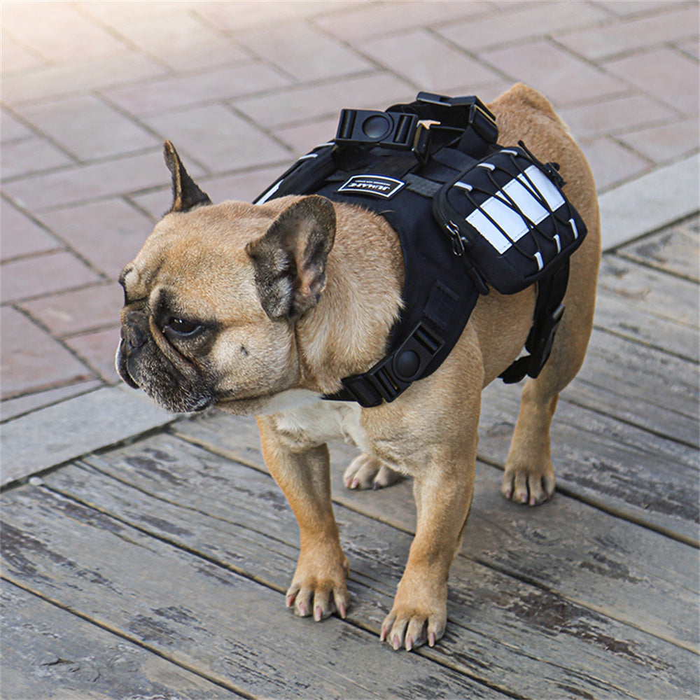 Frenchie-Fan Frenchie Camouflage Outdoor Saddle Backpack for Everyday