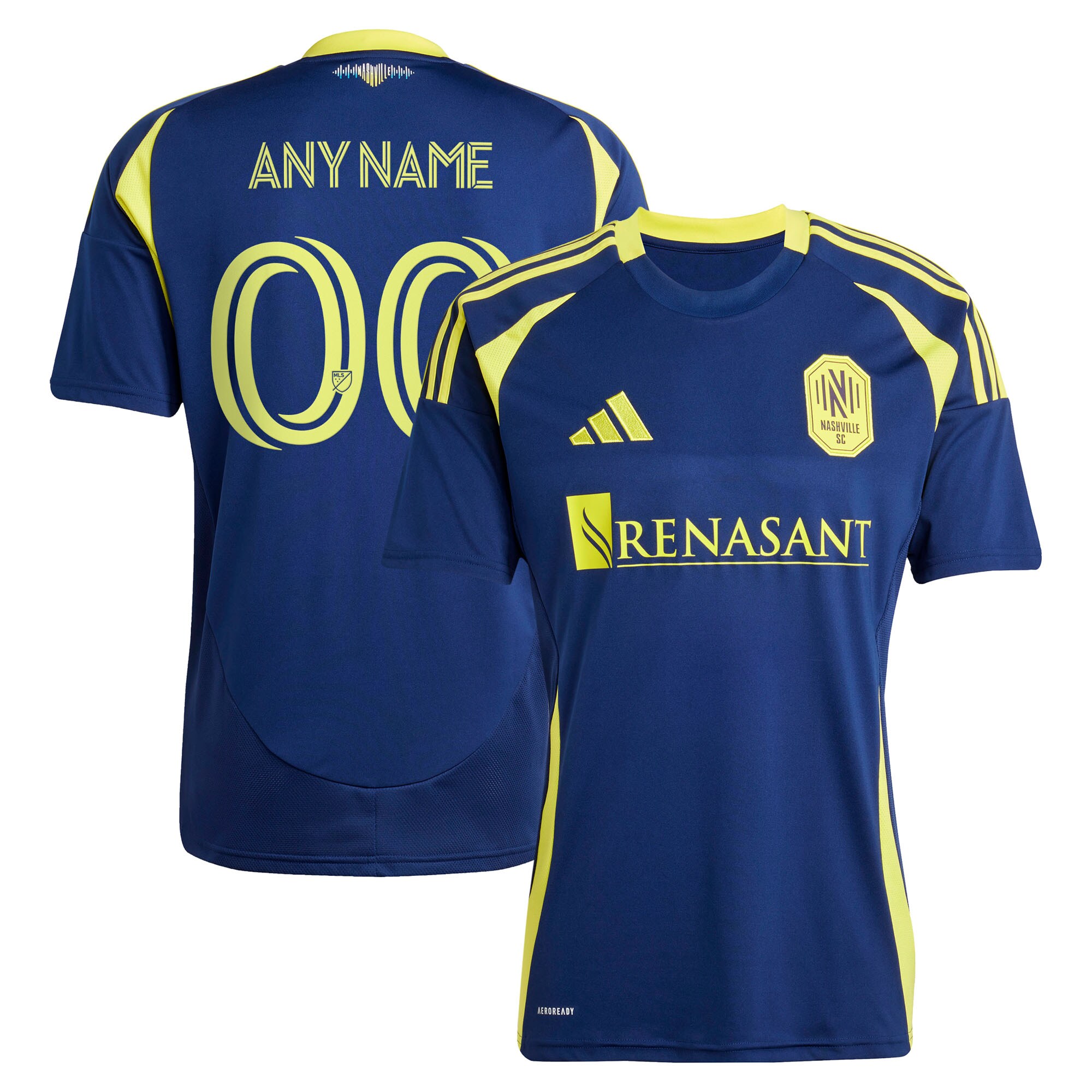 [SJH] Nashville SC 2025 The Heart of Nashville Kit Replica Custom Jersey - Navy