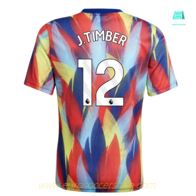 2025-2026 Arsenal Pre-Match Shirt (Victory Blue) - Kids (J.Timber 12)