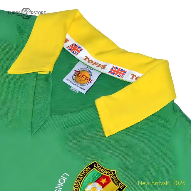Superior Cameroon National Team 1982 World Cup Retro Football Shirt