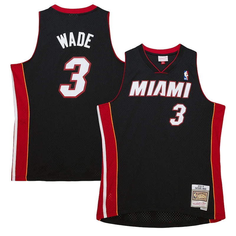 Dwyane Wade MIA Swingman Jersey - exclusive NBA - Black game-day