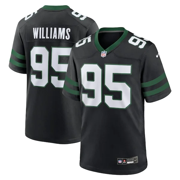 None Quinnen Williams Game Jersey - Black | NFL Player Jersey