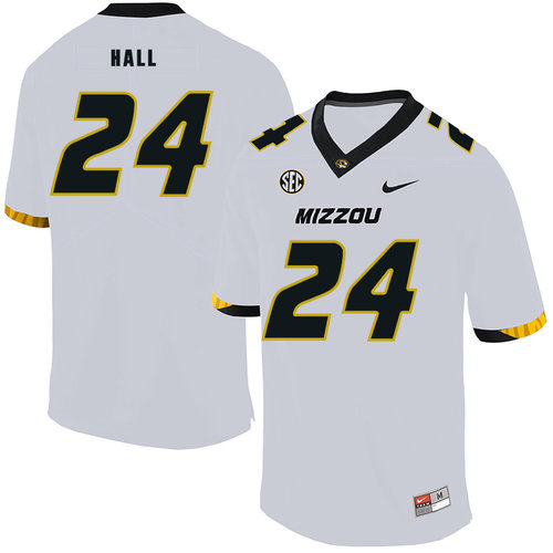 Men's None White 2024 embroidered Terez Hall #24 match worn Jersey
