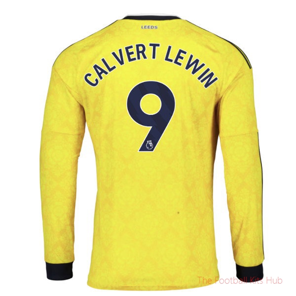 2026-2027 Leeds United Long Sleeve Away Shirt Football Kit Lewin #9