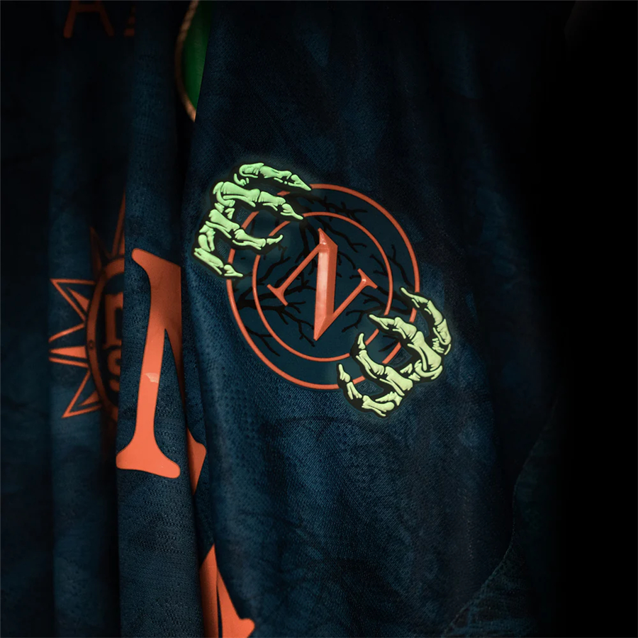 Official Advanced Fabric Napoli Halloween Blue Shirt 202526