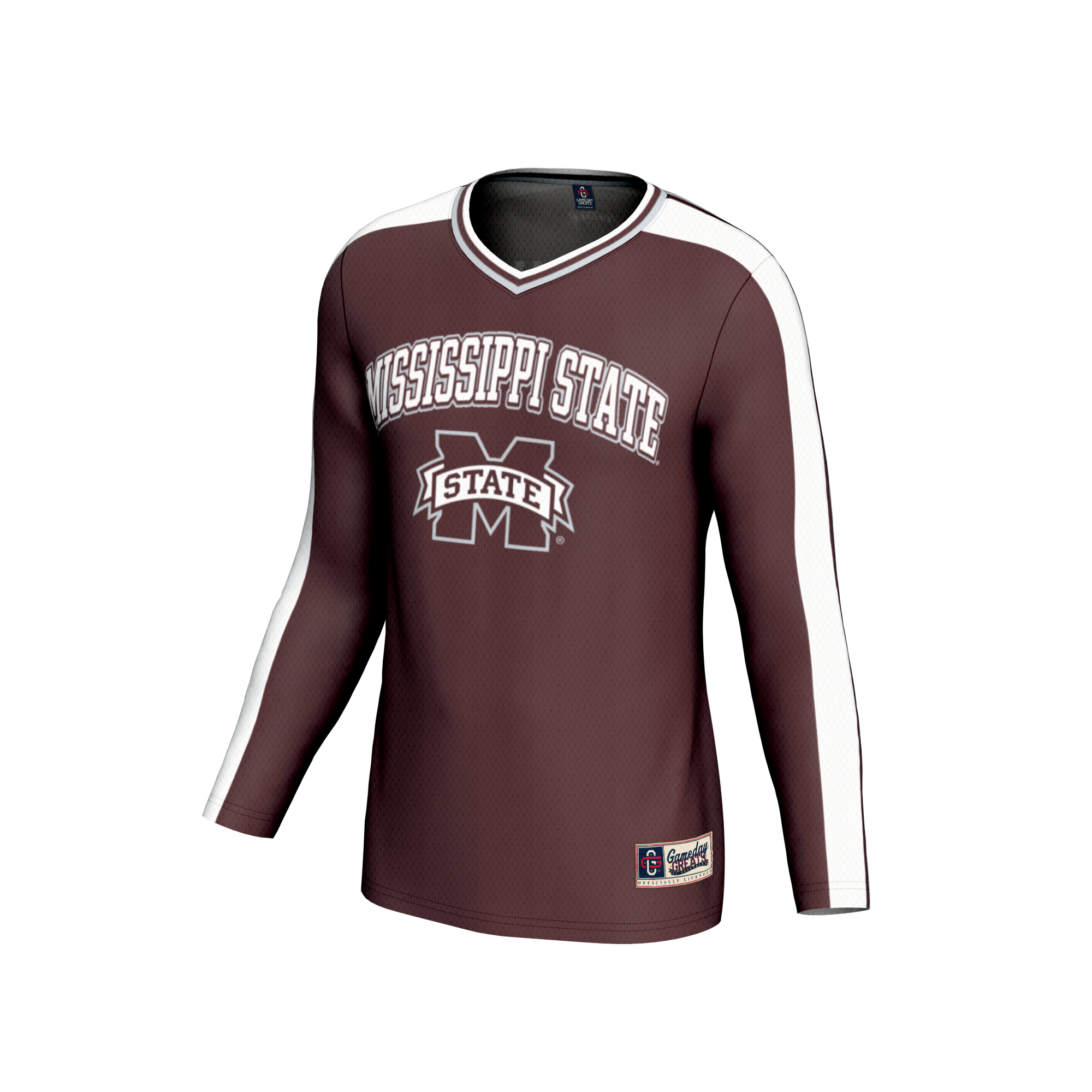 [DDG] Mississippi State Bulldogs GameDay Greats Unisex NIL Pick-A-Player Lightweight Collegiate Volleyball Fashion Jersey - Maroon