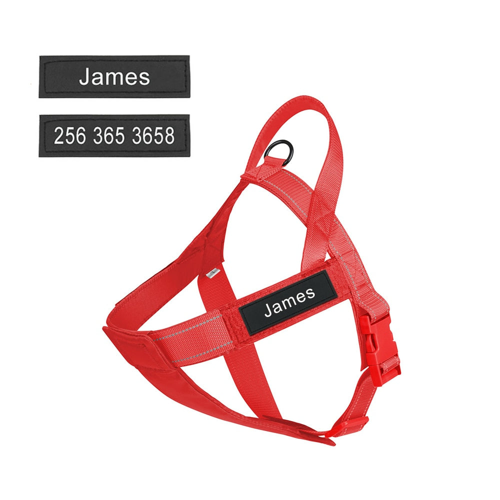 Frenchie Personalized Vest-style Tactical Chest Harness