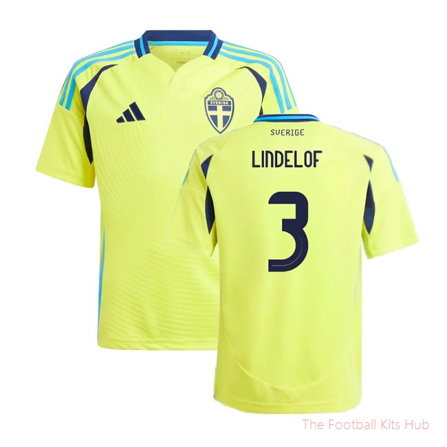 2024-2025 Sweden Home Shirt (Kids) (LINDELOF 3)