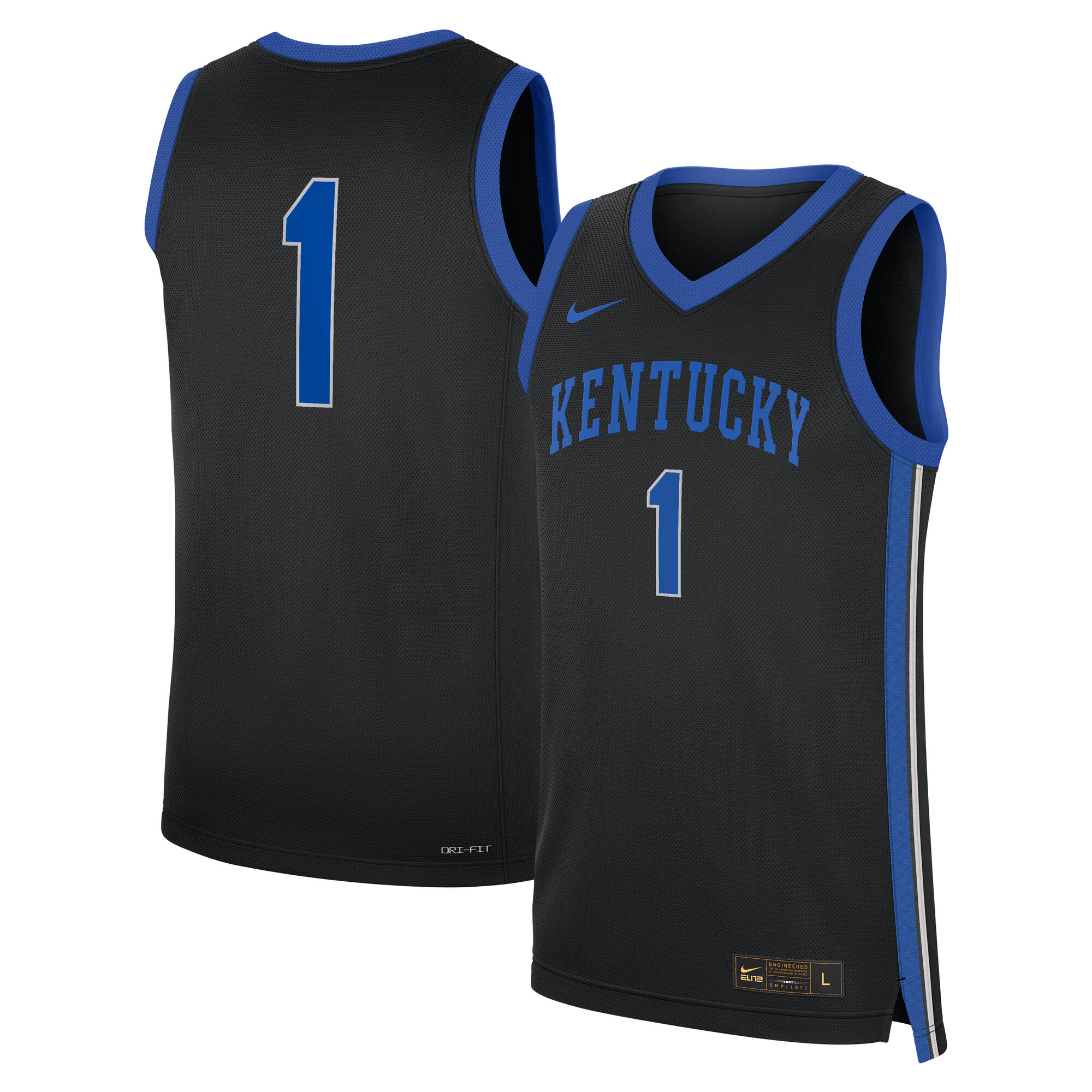 [NJP] Youth Kentucky Wildcats Alternate Replica Jersey - Black