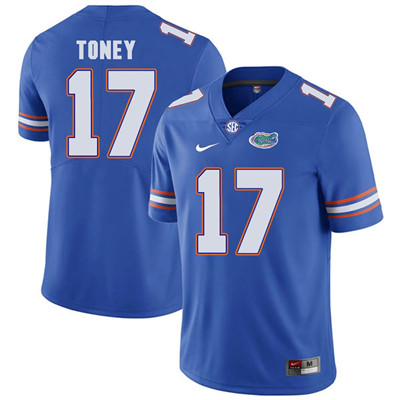 Men's None Blue 2024 game day Kadarius Toney #17 game jersey Jersey