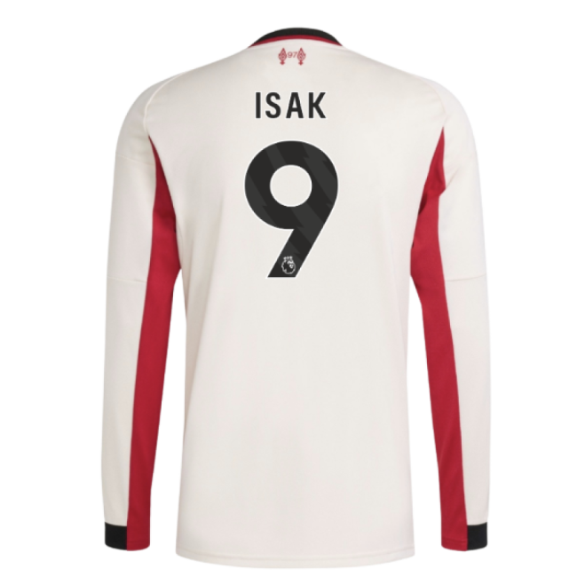 2025-2026 Liverpool Long Sleeve Away Shirt (Isak 9)