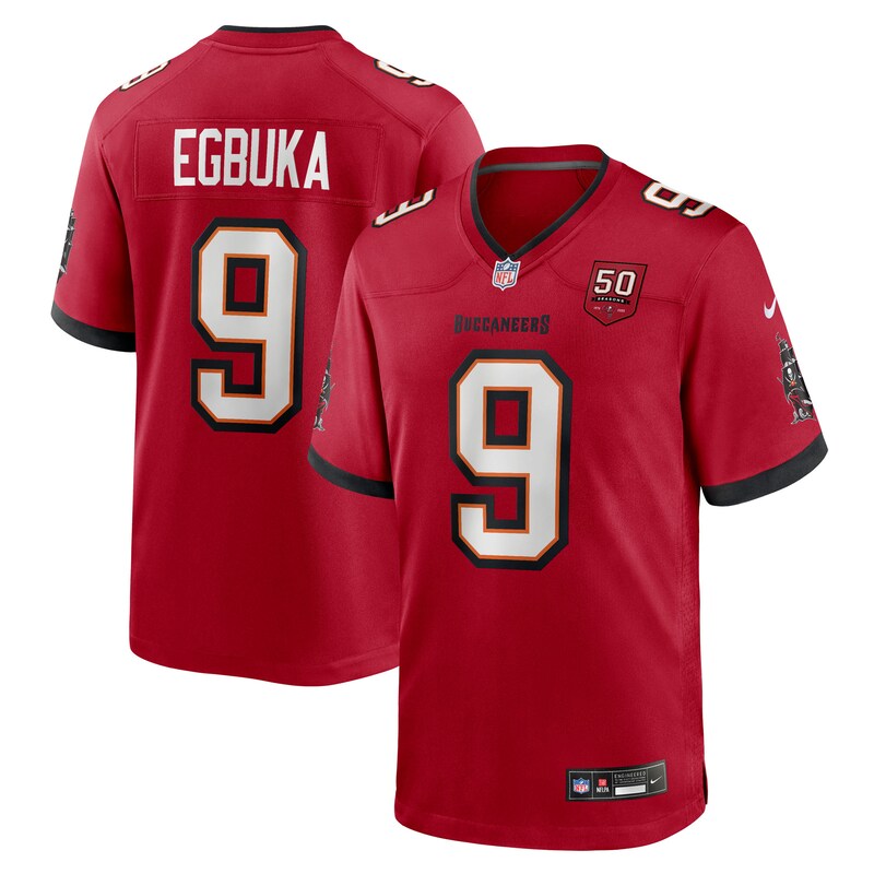 None Emeka Egbuka TB Buccaneers Bold Pro-Level Jersey Football Apparel