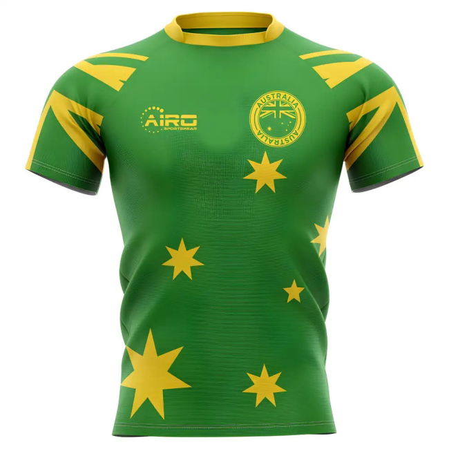 Athletic 2025-2026 Australia Flag Concept Rugby Shirt Team