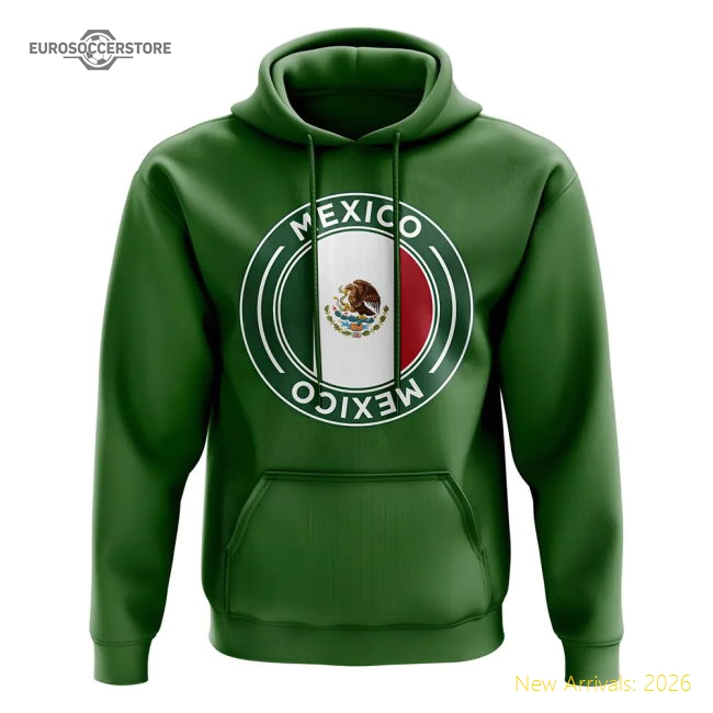 Outstanding Mexico National Team Football Badge Hoodie (green)