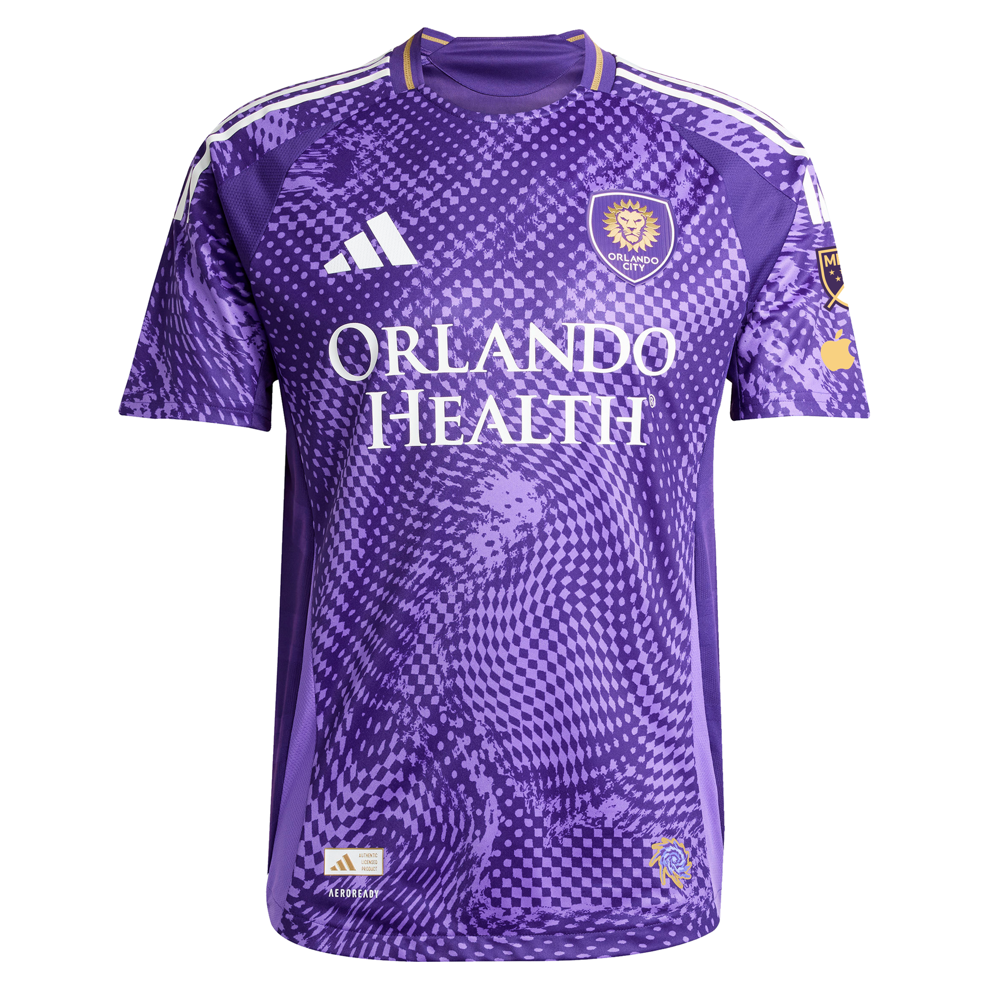 [ESK] Orlando City SC 2025 Perfect Storm On-Field Authentic Patch Custom Jersey - Purple