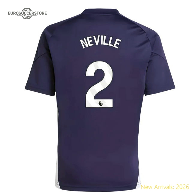 Gentle Man Utd Kids Neville Jersey 2025-2026 Flexible Flexible