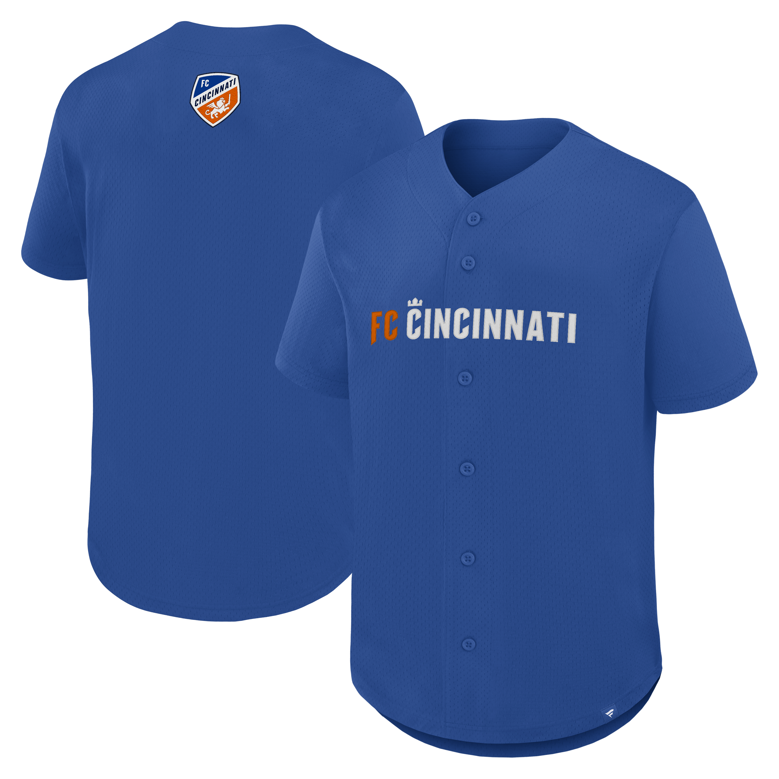 [LK] Women's FC Cincinnati Maximum Intensity Button-Up Jersey? - Blue