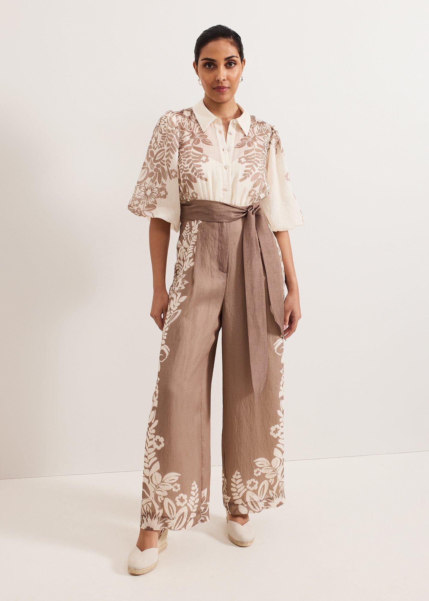 Petite Lilja Placement Floral Jumpsuit