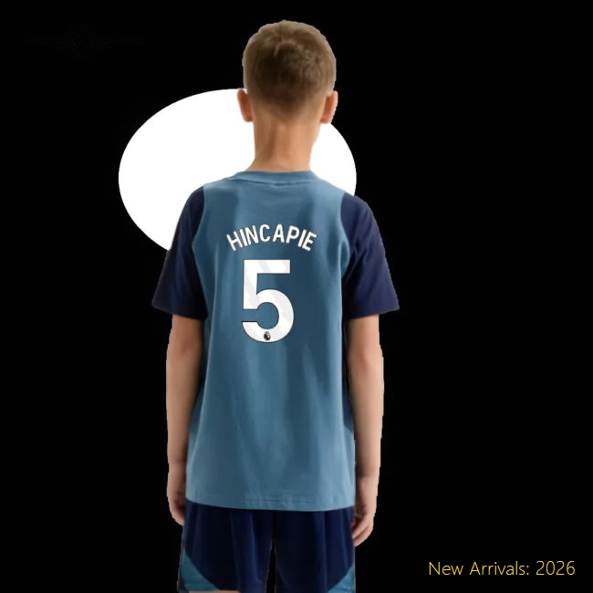 2025-2026 Arsenal Kids Durable Hincapie Jersey Aeroready