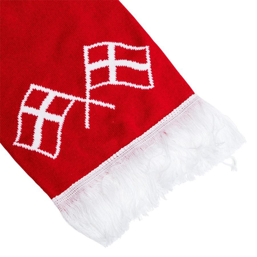 Denmark Classic Scarf 17,5x140cm Red/pure White
