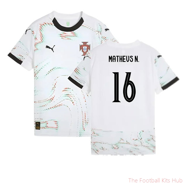 2025-2026 Portugal Away Shirt (Kids) (Matheus N. 16)