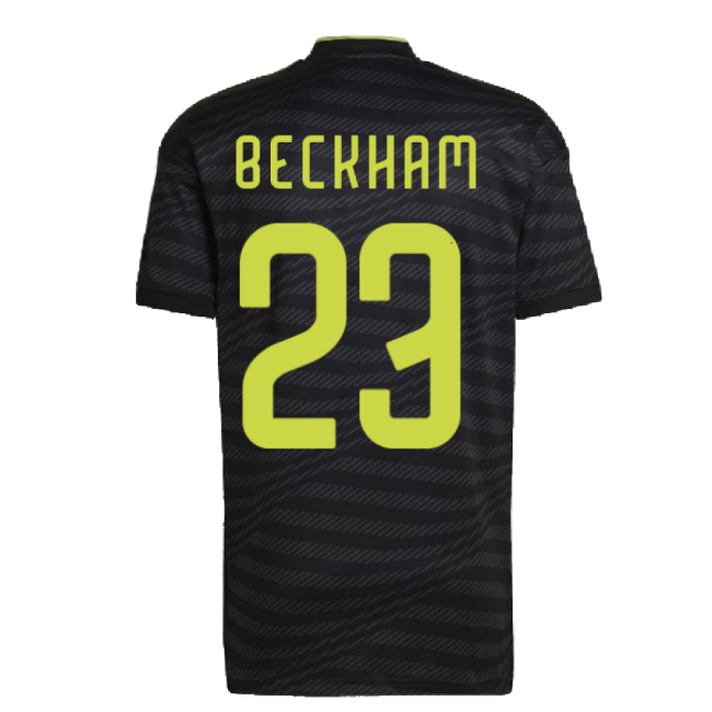 Excellent 2022-2023 Real Madrid Change Jersey (beckham 23)