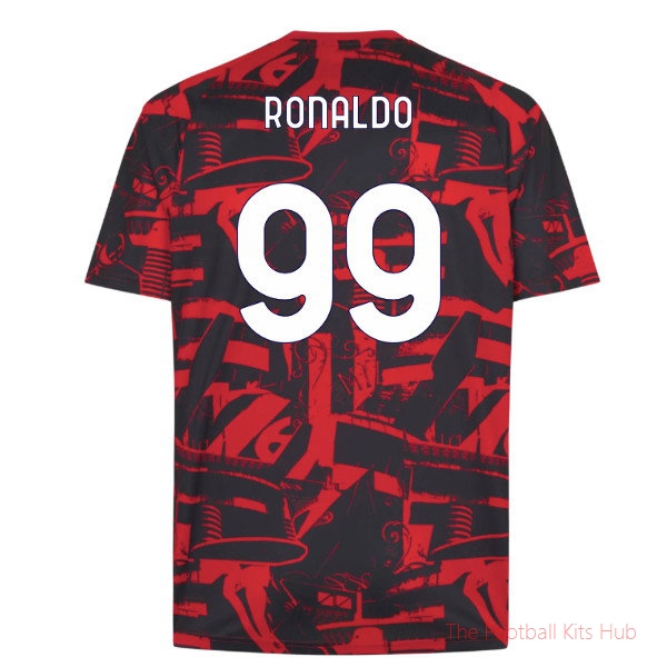 Breathable Replica AC Milan Warm Up 2026-2027 Jersey (Ronaldo 99)