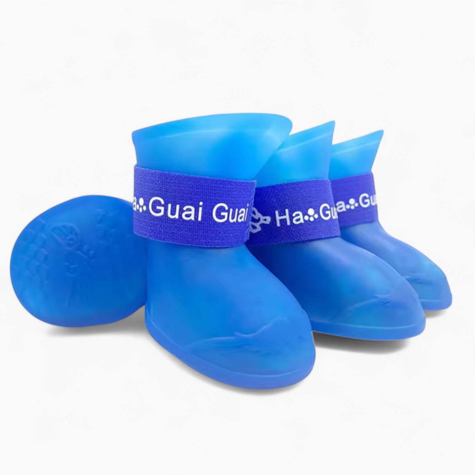 Pawish Rain Booties for French Bulldogs - Waterproof Candy Color Pet Shocks