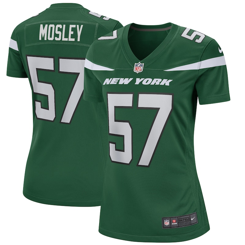 None C.J. Mosley New York Jets Powerhouse Team Game Jersey Football Ap