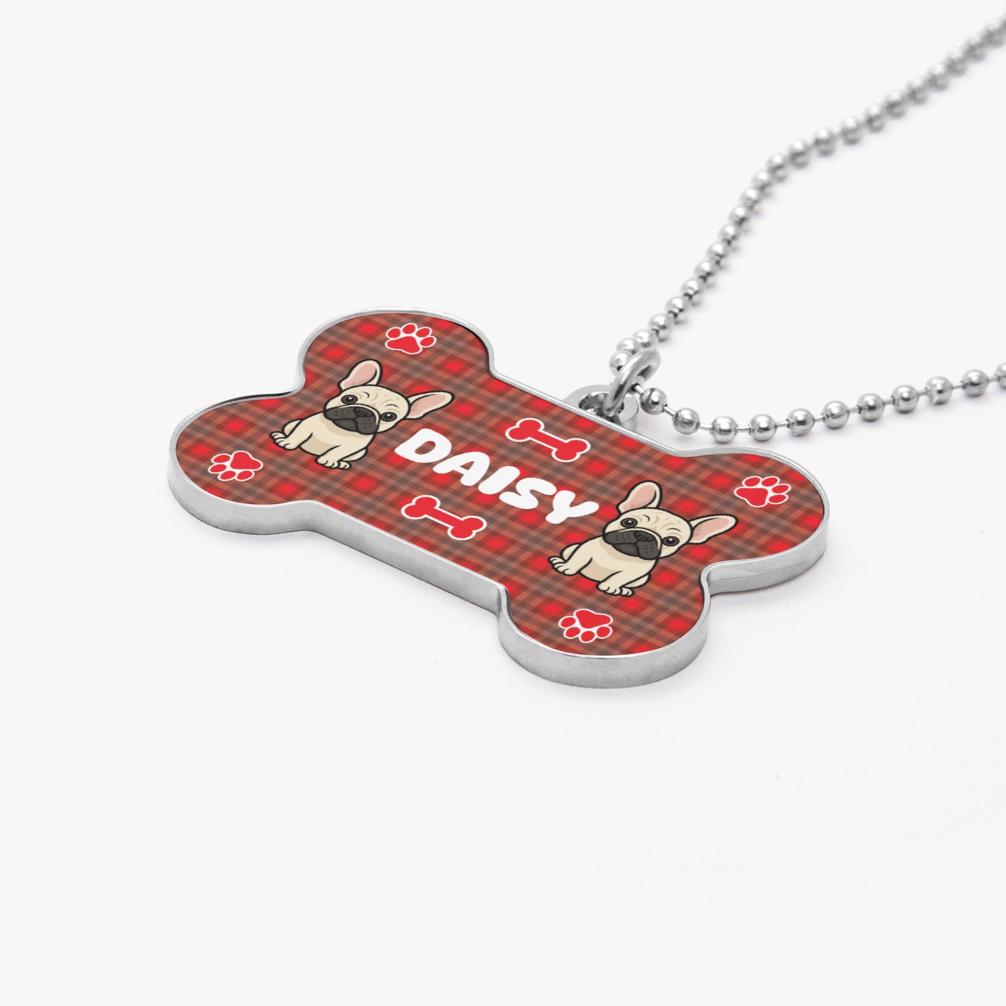 Fashion-Forward Bobby - Necklace For Frenchie Moms for Pet Enthusiasts