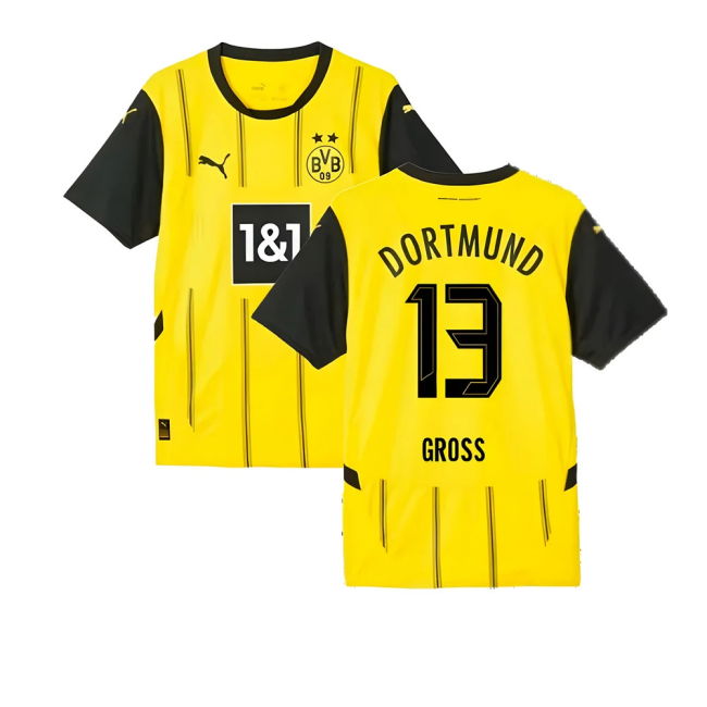 2024-2025 Official Borussia Dortmund Home - Match Quality Classic -