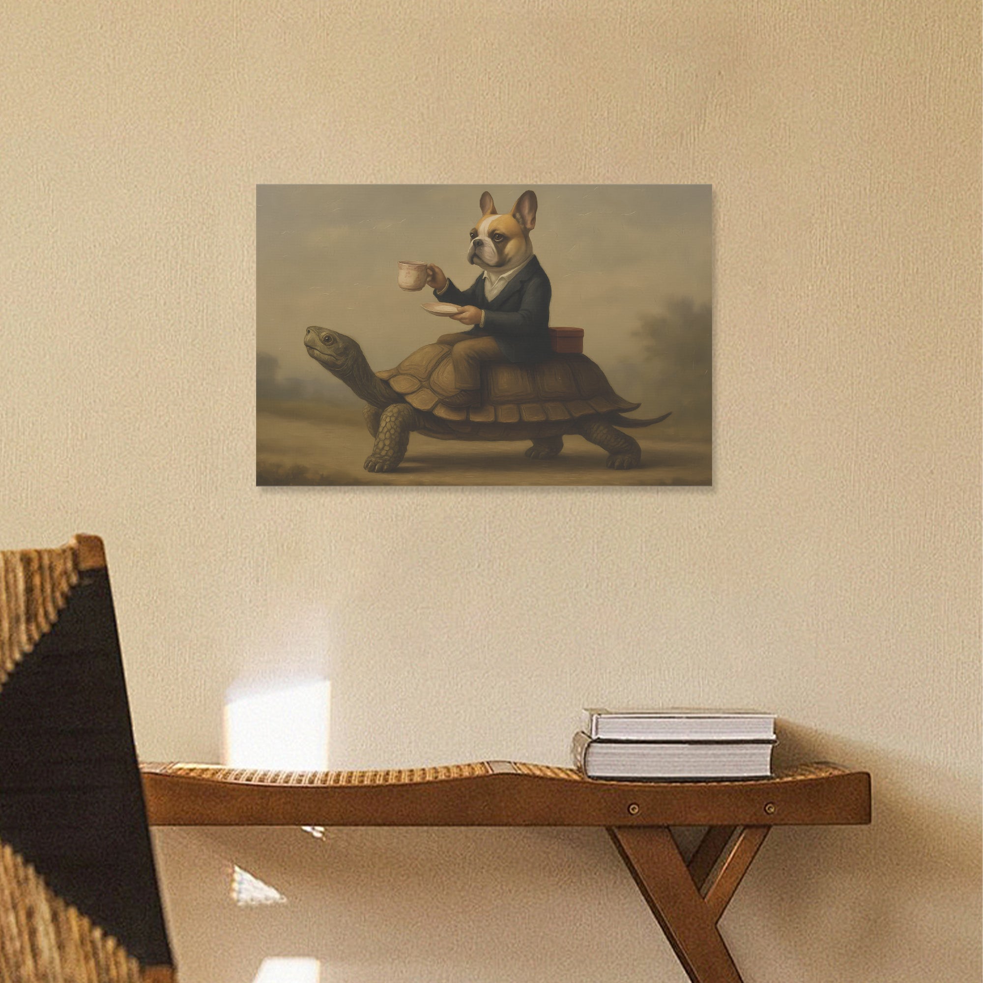 Earnestine - Adorable Frenchie canvas Wall Art