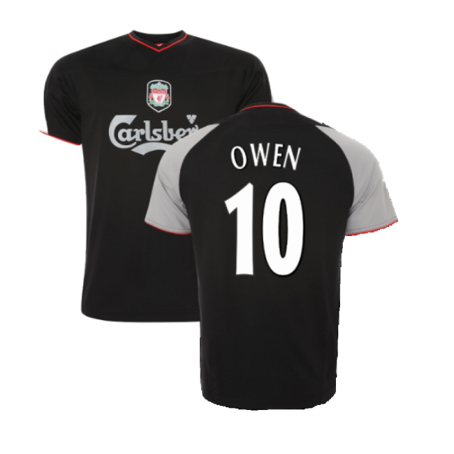Official 2002-2003 Liverpool Away Owen With Vintage Design - Speed