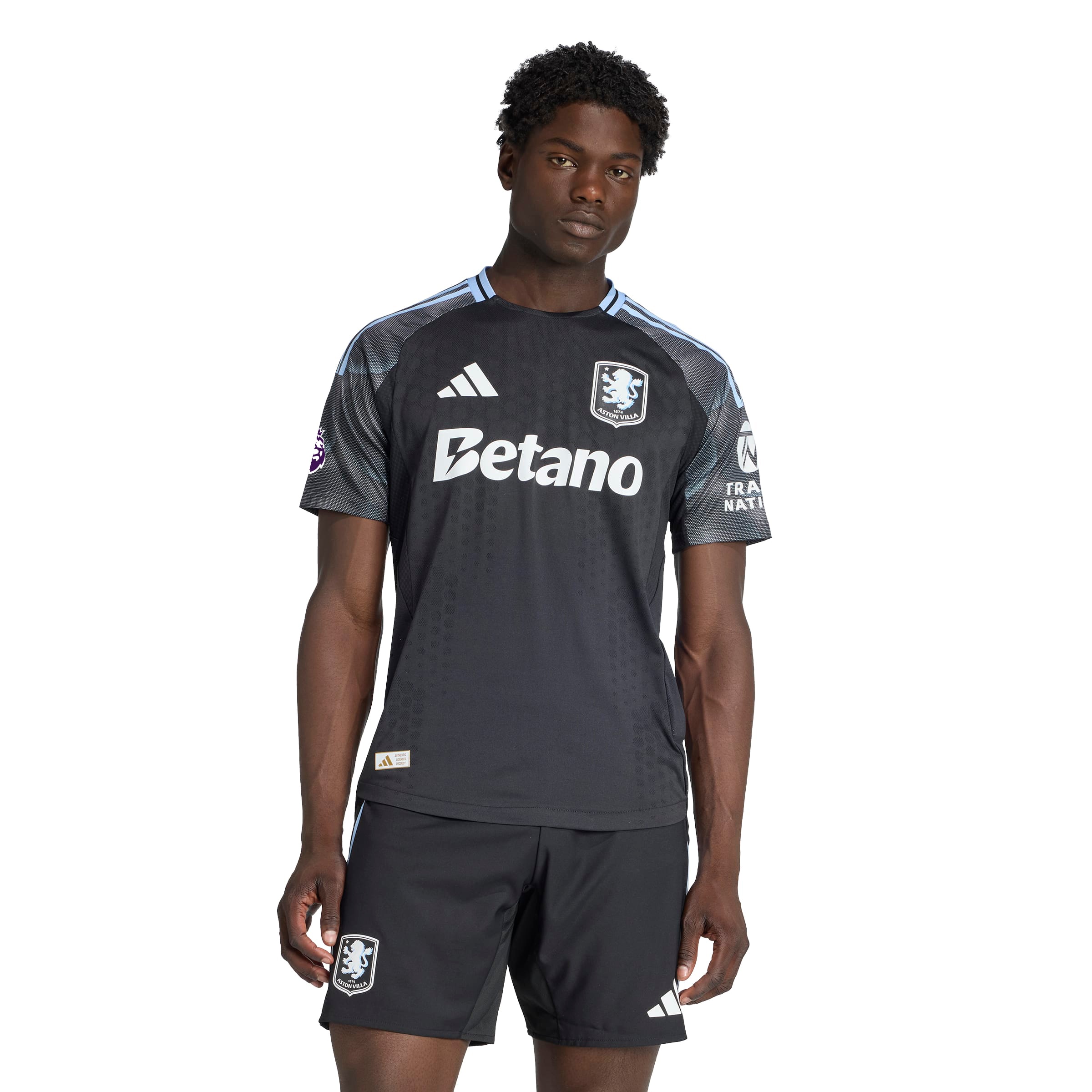 [JED] Youth Aston Villa 2025/26 Away Authentic Jersey - Black