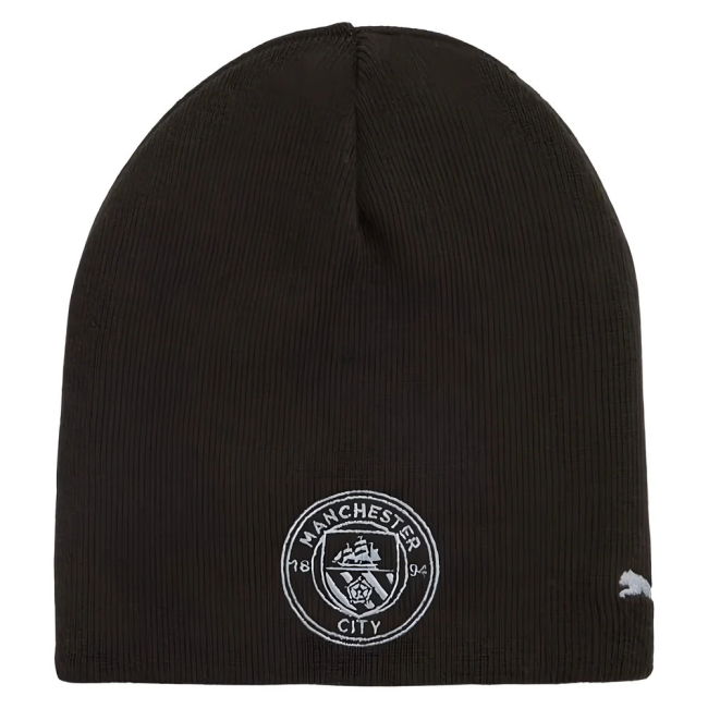 Classic 2025-2026 Manchester City Reversible Beanie (Black) for Mat...