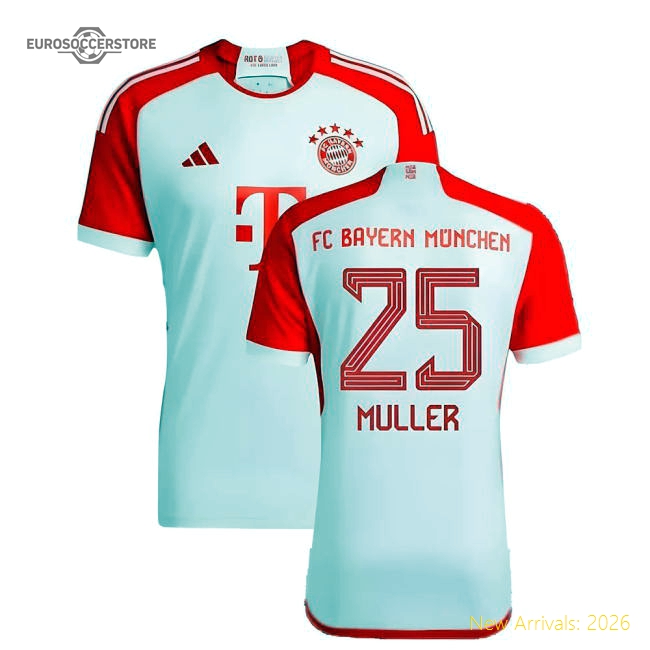 Pro Bayern Munich Home Muller Jersey Moisture-wicking Lightweight