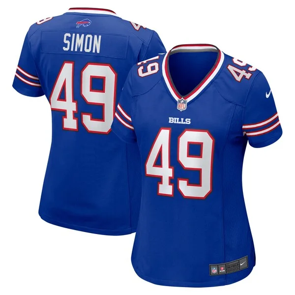 None Shayne Simon Game Jersey - Royal | NFL Player Jersey | NFL Footba
