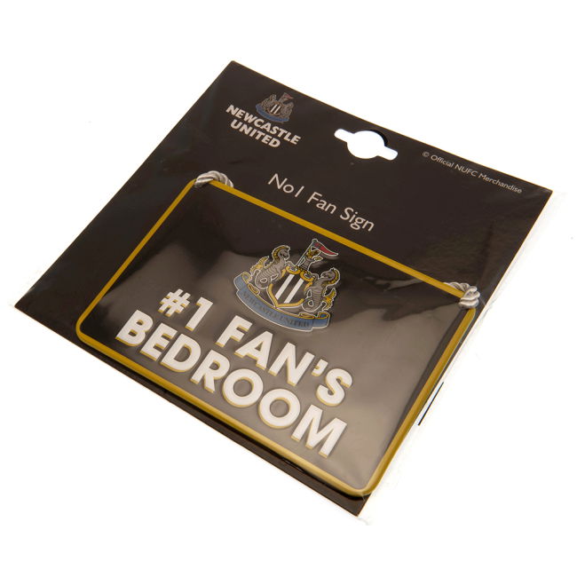 Adult Newcastle United FC Bedroom Sign No1 Fan